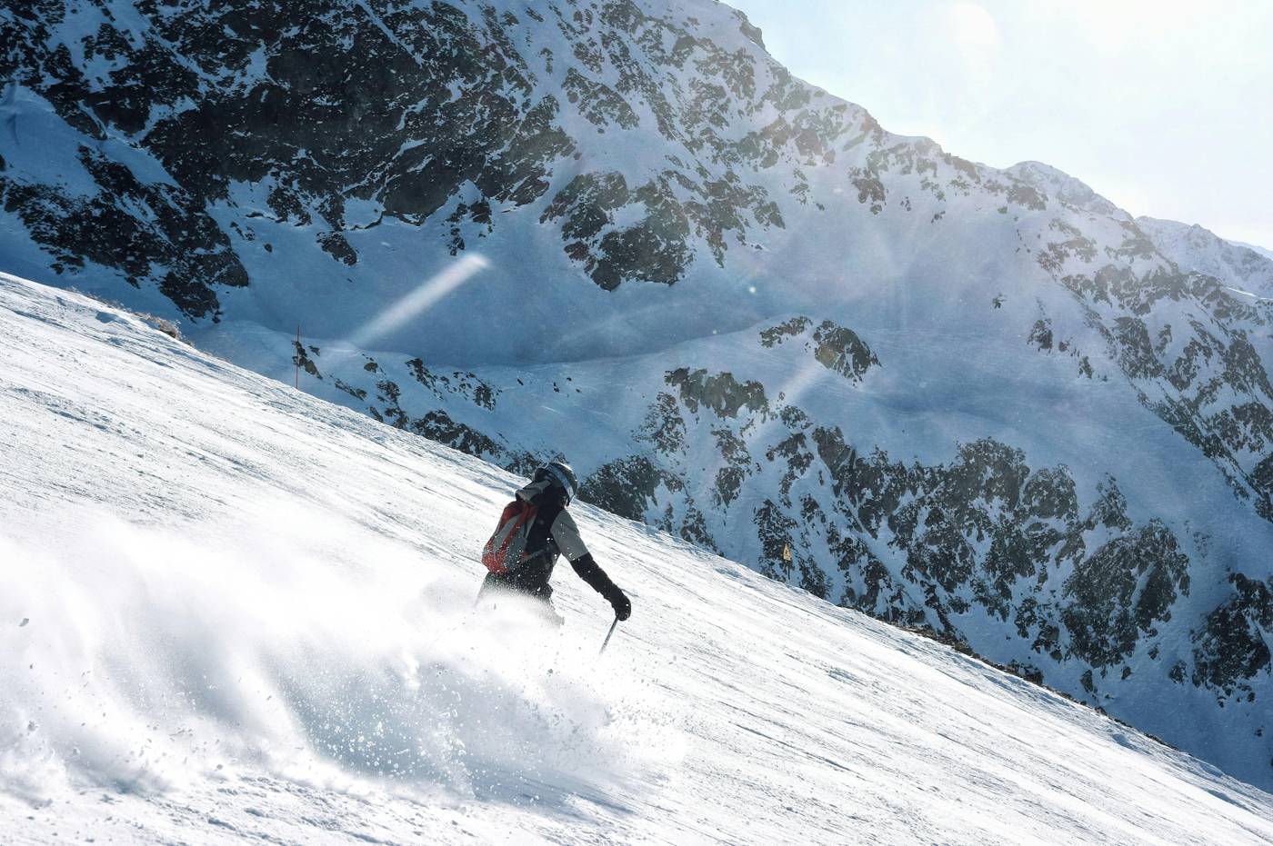 Serre-Chevalier valley in winter